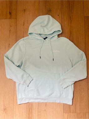 Adidas Women’s Mint/Blue Green Hooded Sweatshirt - Pullover Hoodie XS (4-6)